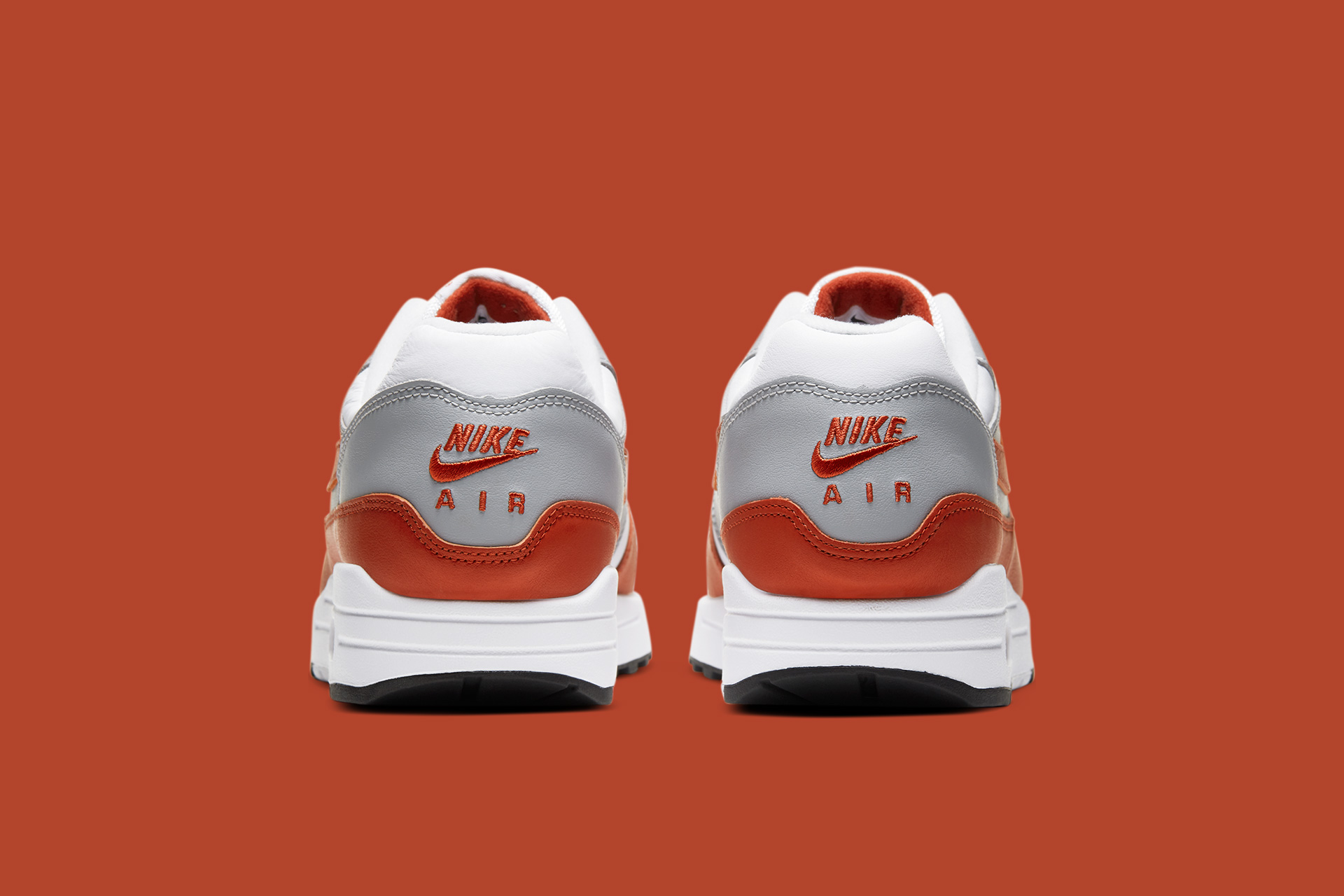 Nike DH4059-102 Air Max 1 LV8 Mens Lifestyle Shoe - Orange/White/Grey –