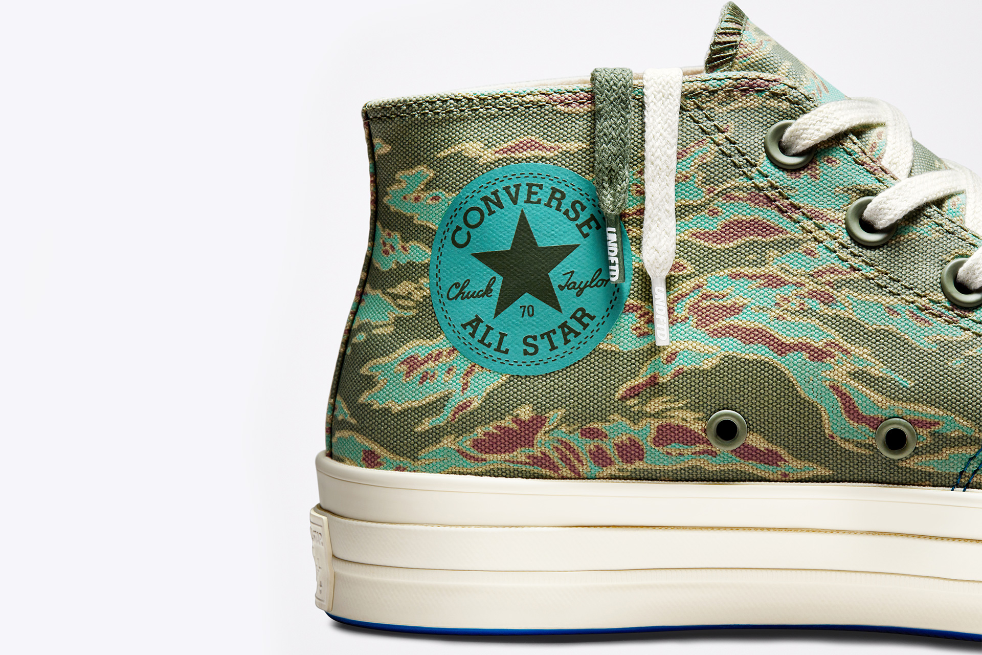 Converse X Undefeated Chuck 70 Sea Spray Fossil Footshop Releases 
