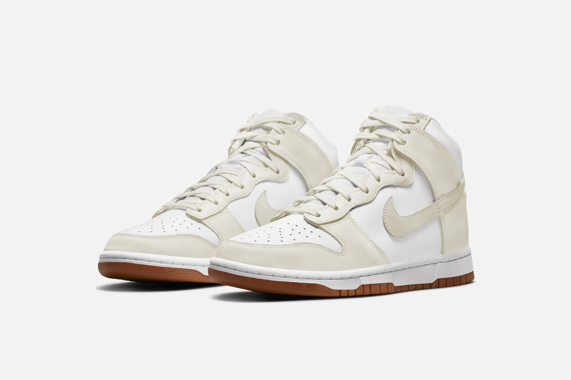 Nike W Dunk High - DD1869-109 - White/ Sail-Gum Med Brown - Footshop ...