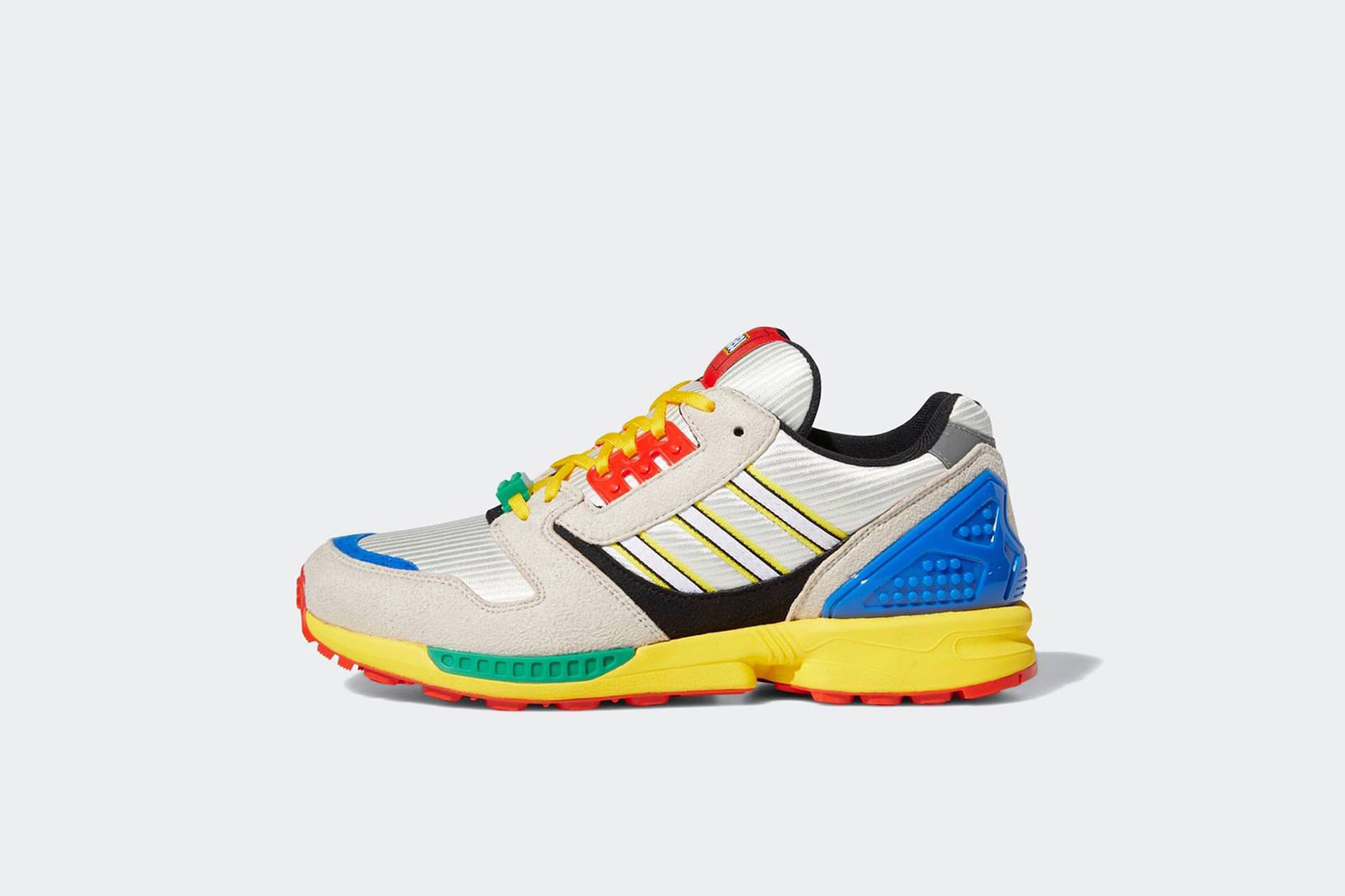 adidas ZX 8000 Lego, Yellow / Core Brown/ Ftw White - Footshop 